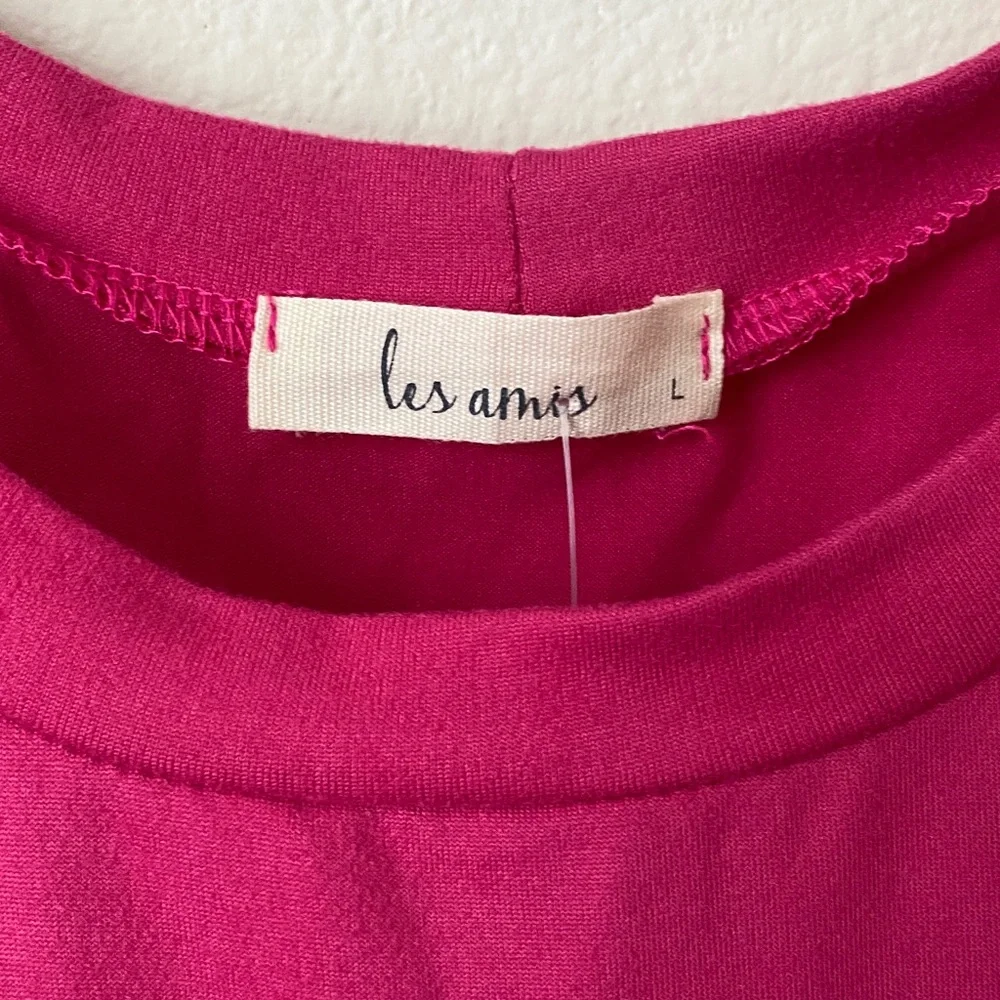 Pink Ruffle Sleeve Top - Picture 2 of 5